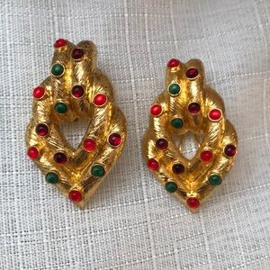 Vintage holiday earrings